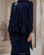 IRIS IN NAVY BLUE