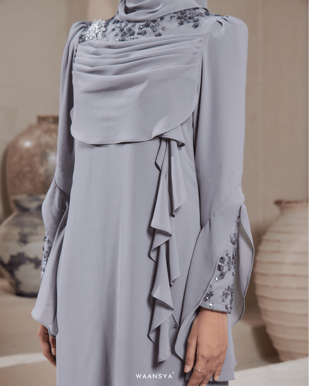 HAZEL KURUNG IN GREY