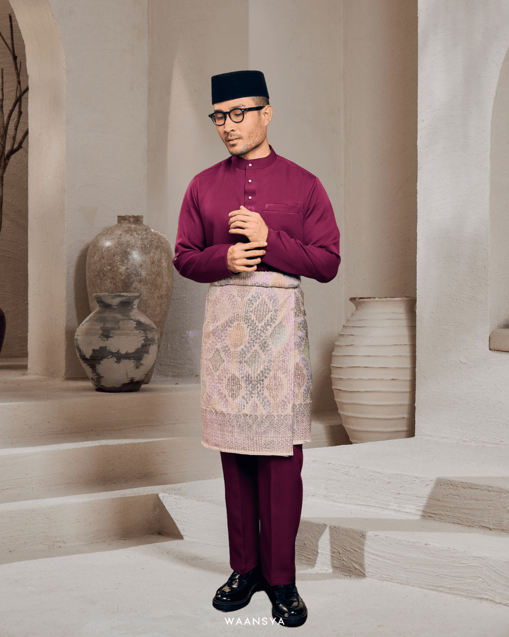 BADANG IN DARK FUCHSIA