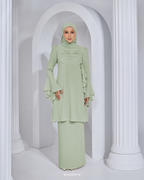 ANGGUN KURUNG IN PASTEL GREEN