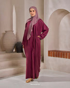 ESMEE KAFTAN IN DEEP MAROON