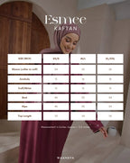 ESMEE KAFTAN IN DEEP MAROON