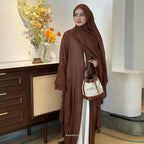 MALIKA ABAYA IN COCOA BROWN