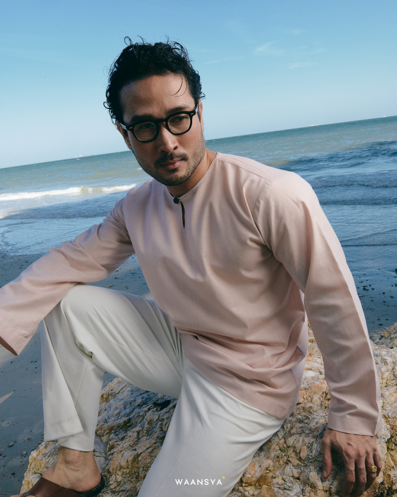 IDREES IN SOFT PINK