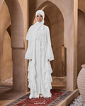 MALIKA ABAYA IN PEARL WHITE