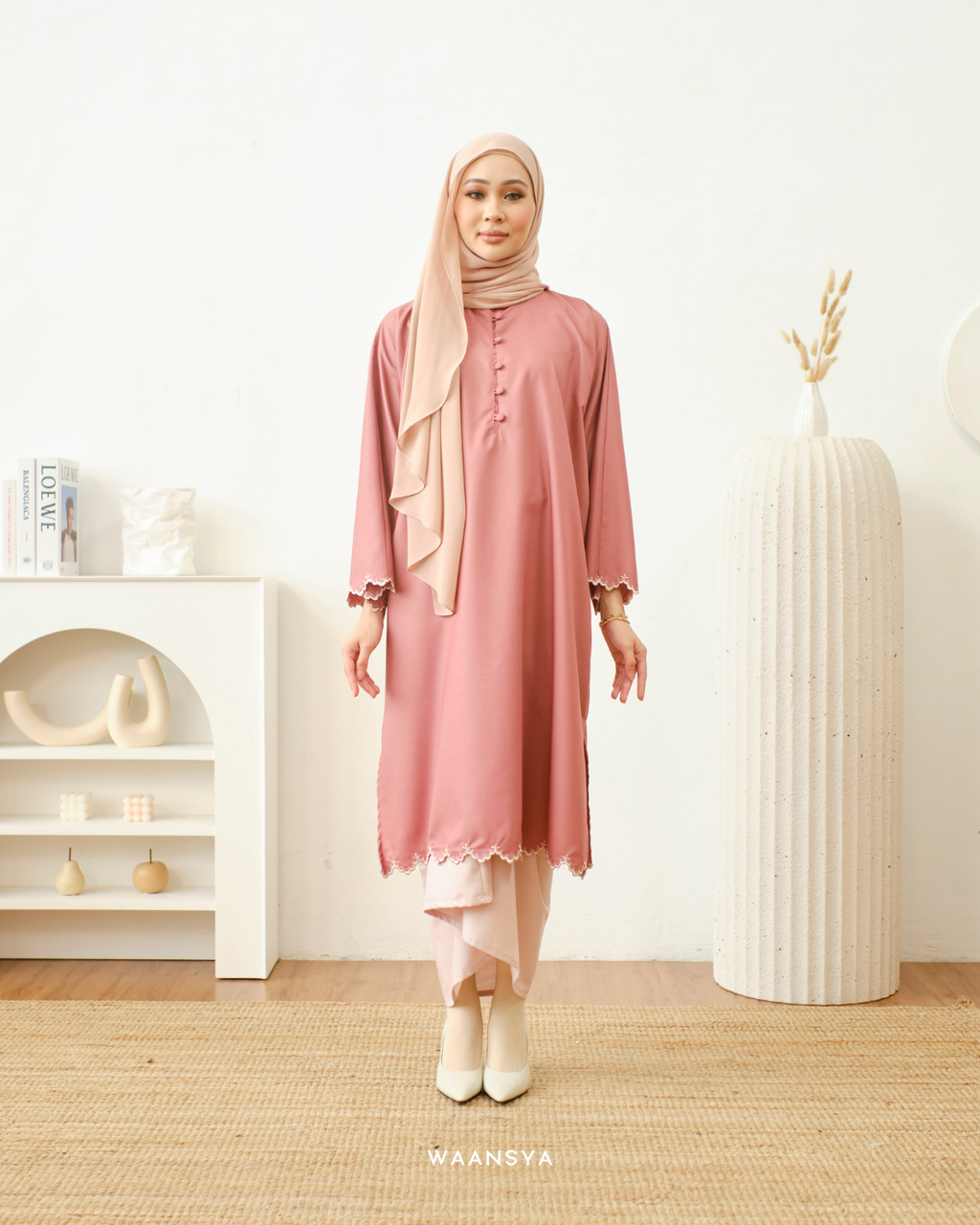 DANG ANUM IN DUSTY PINK