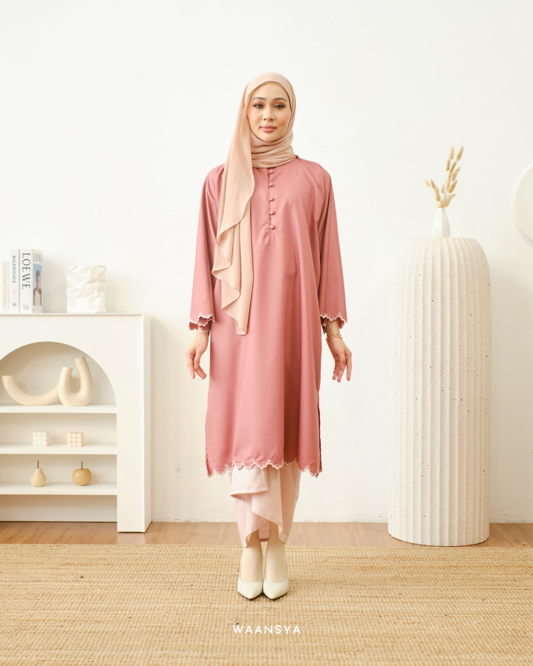 DANG ANUM IN DUSTY PINK