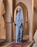 MALIKA ABAYA IN POWDER BLUE