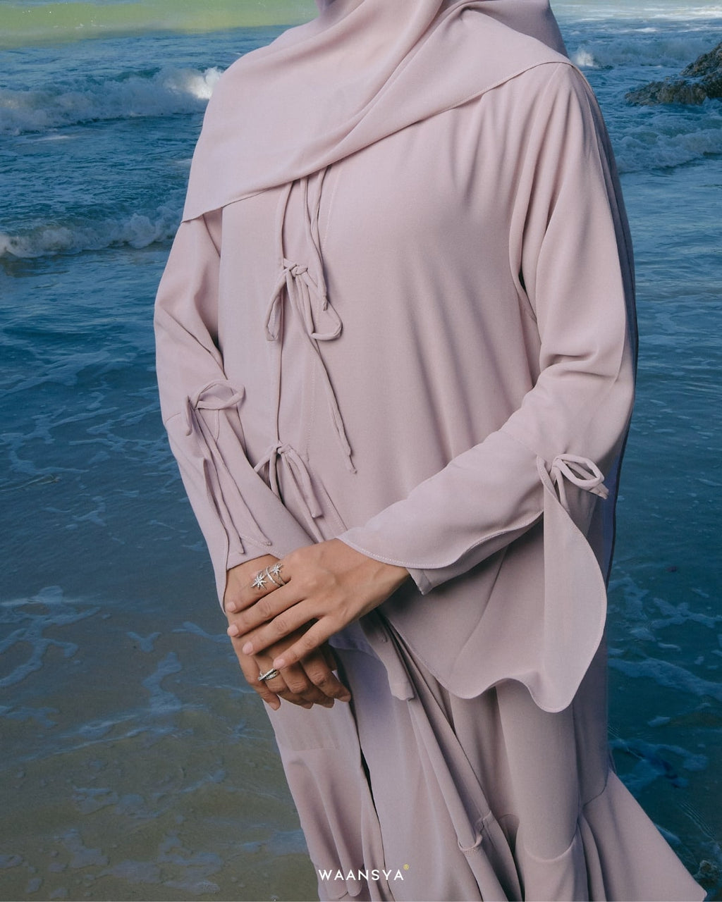 THALIA ABAYA IN LILAC