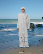 THALIA ABAYA IN OFFWHITE
