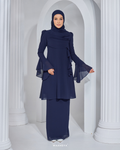 ANGGUN KURUNG IN NAVY BLUE