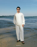 IDREES KURTA IN OFFWHITE