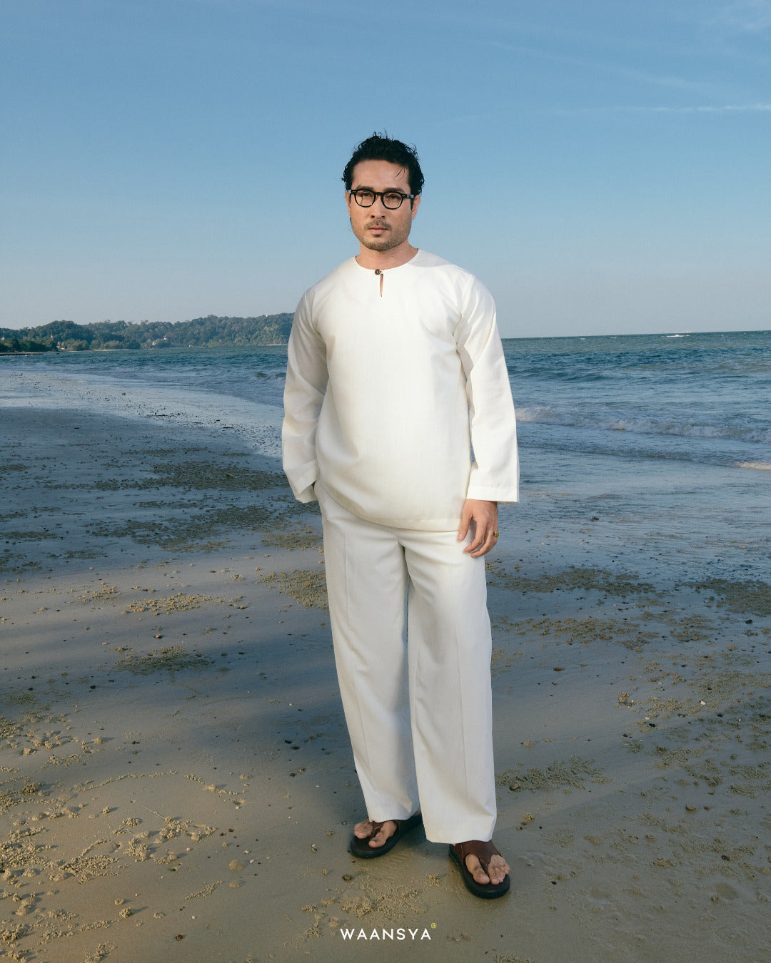 IDREES KURTA IN OFFWHITE