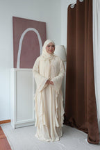 MALIKA ABAYA IN LIGHT YELLOW