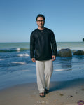 IDREES KURTA IN BLACK
