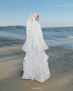 RANIA ABAYA IN OFF WHITE