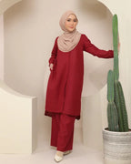 LUNA SUIT IN MAROON