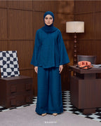 SERENA SUIT IN TEAL BLUE