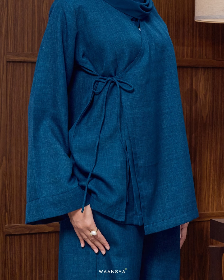 SERENA SUIT IN TEAL BLUE