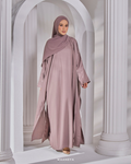 HAYAA ABAYA IN MAUVE