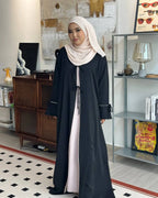 INAYA ABAYA IN BLACK