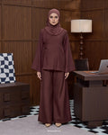 SERENA SUIT IN MAHOGANY