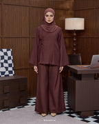 SERENA SUIT IN MAHOGANY