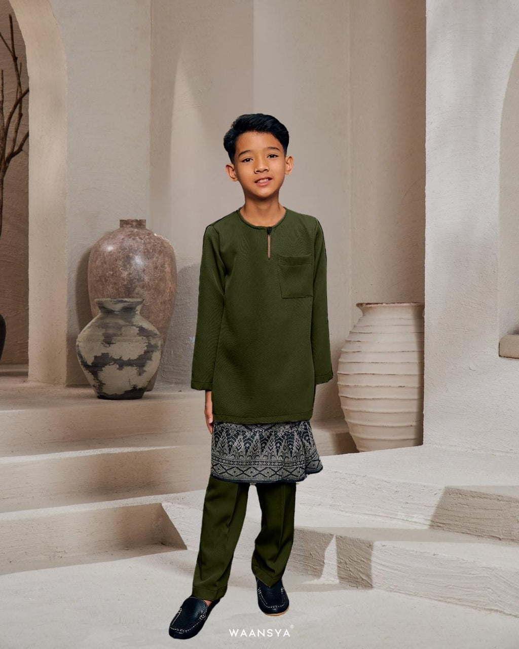 INDERA KIDS IN OLIVE