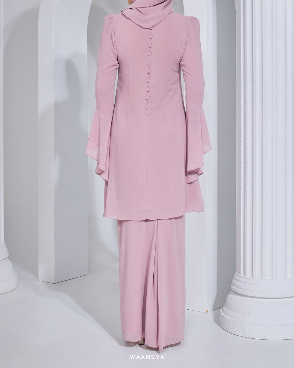 ANGGUN KURUNG IN SOFT PINK