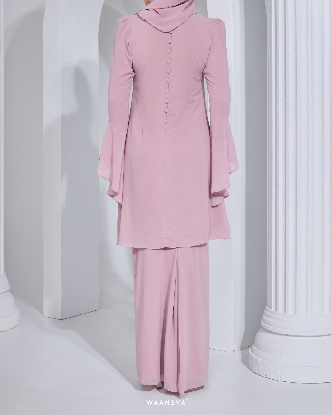 ANGGUN KURUNG IN SOFT PINK