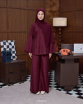 SERENA SUIT IN BURGUNDY