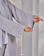 HAYAA ABAYA IN LIGHT GREY