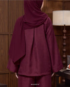 SERENA SUIT IN BURGUNDY