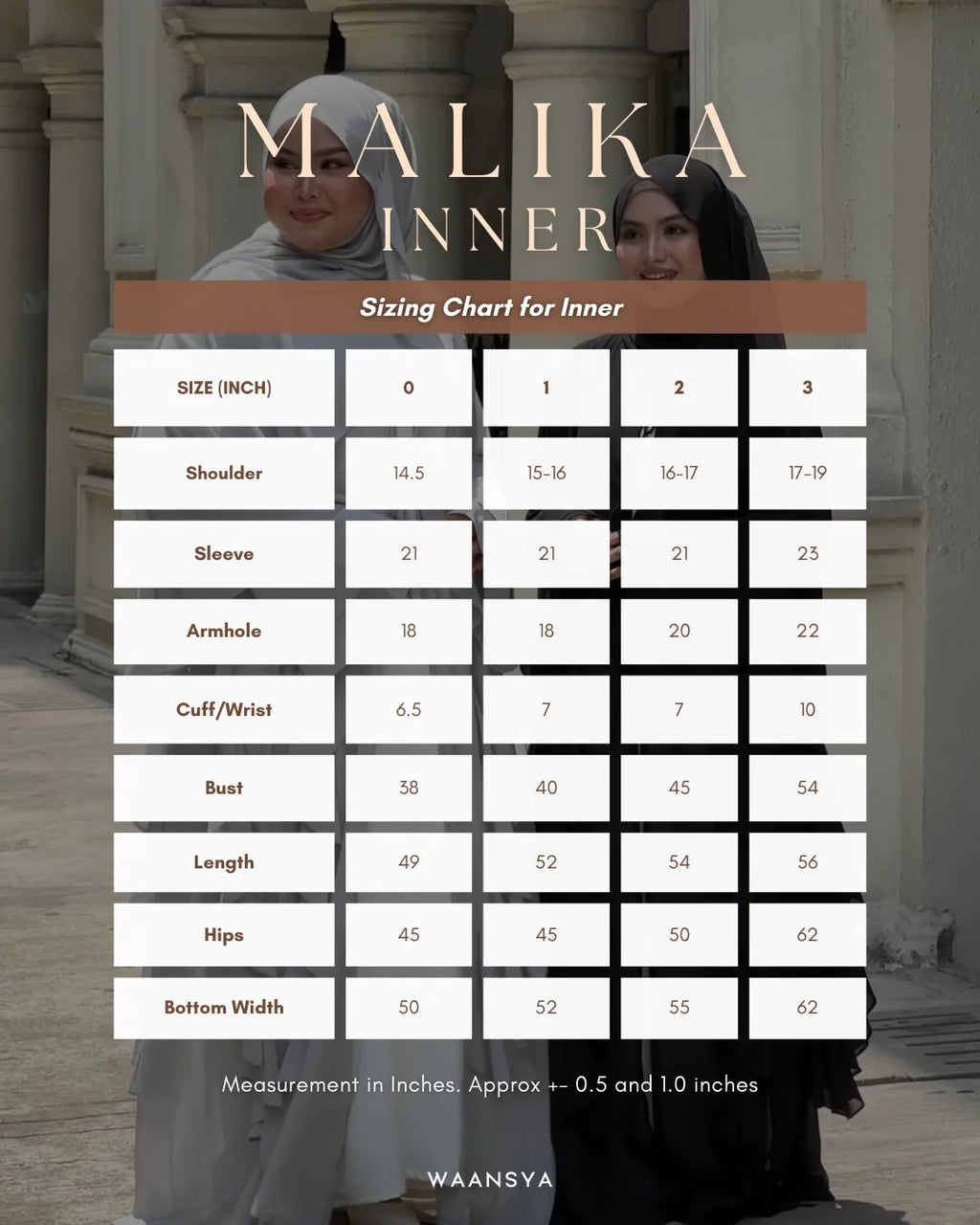MALIKA INNER IN BLACK