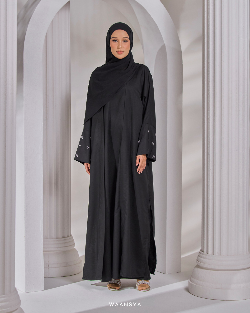 HAYAA ABAYA IN BLACK