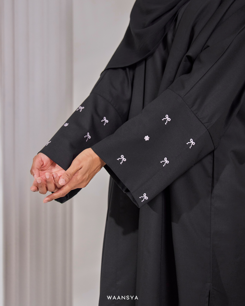 HAYAA ABAYA IN BLACK
