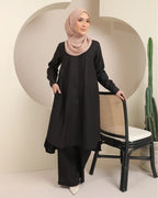 LUNA SUIT IN CHARCOAL