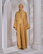 HAYAA ABAYA IN HAZELNUT