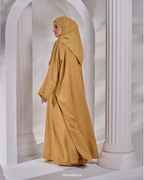 HAYAA ABAYA IN HAZELNUT