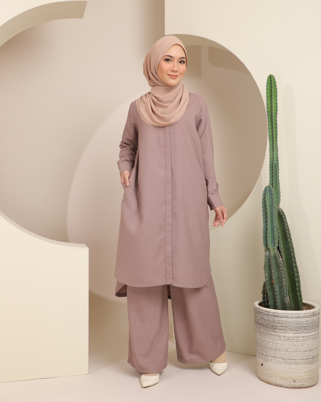 LUNA SUIT IN MAUVE