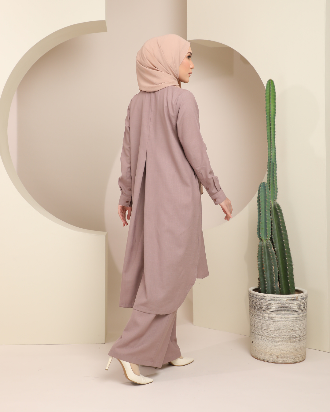 LUNA SUIT IN MAUVE