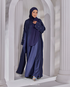 HAYAA ABAYA IN NAVY BLUE