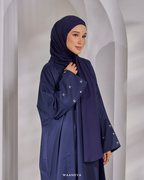 HAYAA ABAYA IN NAVY BLUE