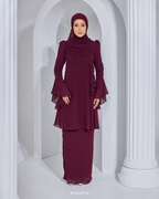 ANGGUN KURUNG IN MAROON