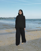 ALUNA TOP & PANTS IN BLACK