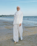ALUNA TOP & PANTS IN OFF WHITE