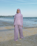 ALUNA TOP & PANTS IN LILAC