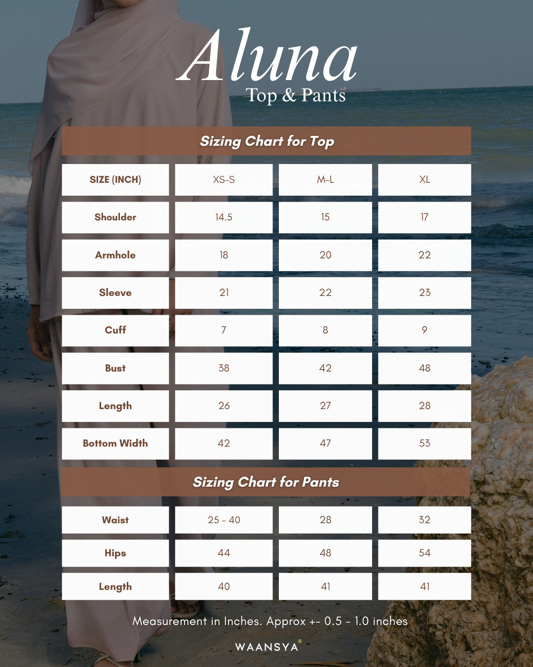 ALUNA TOP & PANTS IN NAVY BLUE