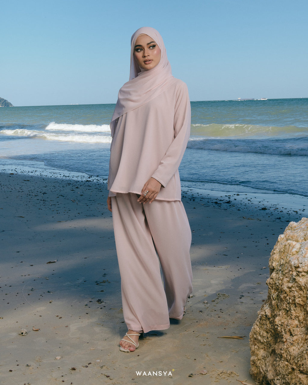 ALUNA TOP & PANTS IN SOFT PINK
