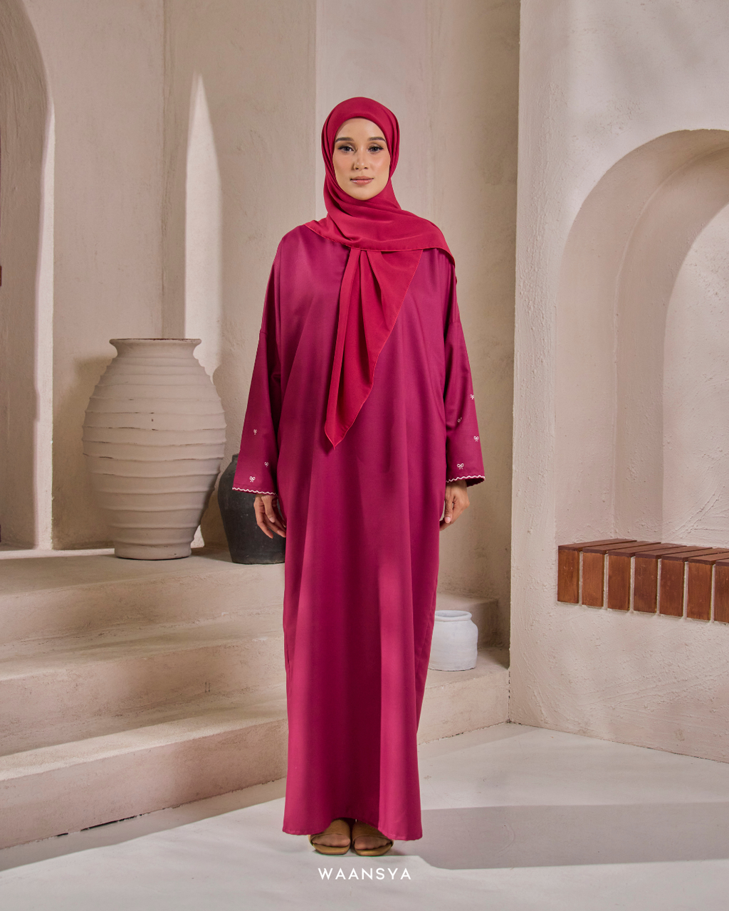 ESMEE KAFTAN IN MAGENTA